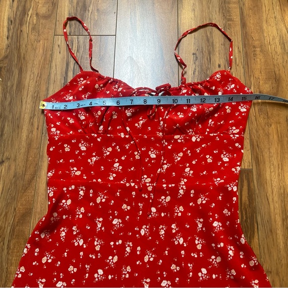 Realisation Par Inez Dress in Ammi Red Floral Size S - Picture 13 of 14